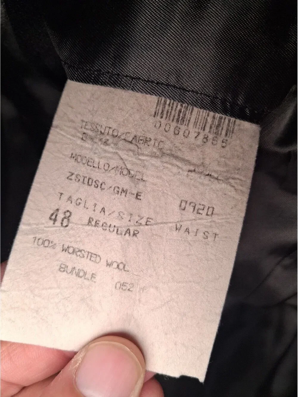 Givenchy Suit Jacket Sport Coat 48R Black 100% Worsted Wool